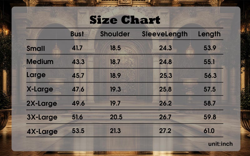 H&ZY Men's Steampunk Vintage Tailcoat Jacket Gothic Victorian Frock Coat Uniform Halloween Costume - Image 4